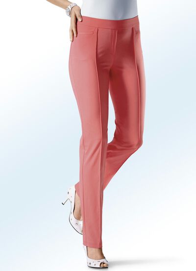 Hose mit schmaler Fu&szlig;weite in 15 Farben 