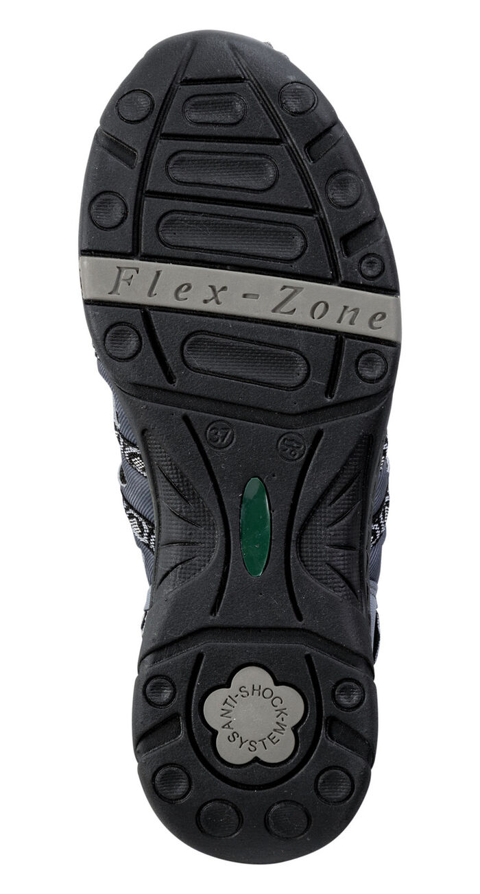 ELENA EDEN Sandale mit Textilbordüre JEANS