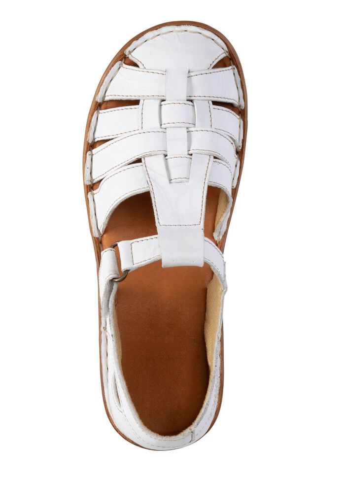 ELENA EDEN, sommerliche Damen-Slipper, Weite G, mit Klettspange 