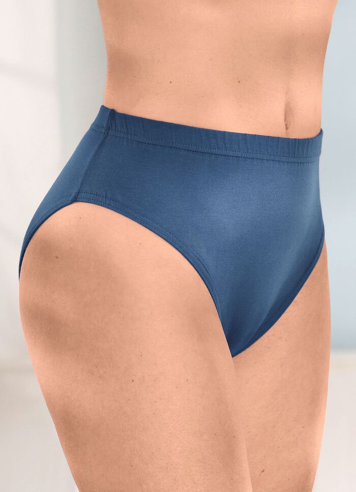 Viererpack Slips mit Gummizug im Bund 