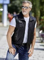 Lederweste mit Taschen 