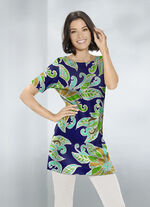 Tunika mit farbrillantem Inkjet-Druck 