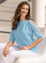 Pullover in weich flie&szlig;ender Qualit&auml;t 