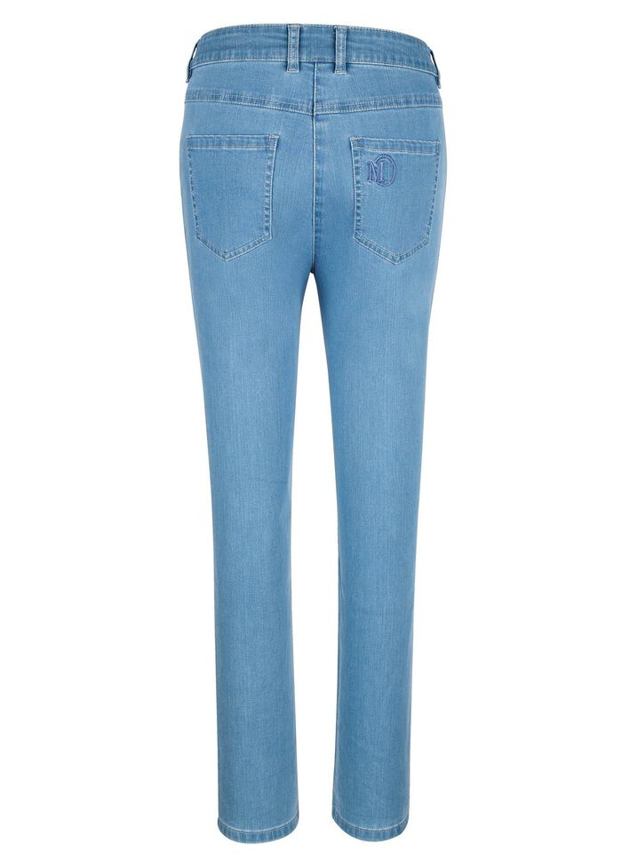 Kn&ouml;chellange Jeans in 5-Pocket-Form 