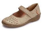 ELENA EDEN Slipper aus schattiertem Nappaleder SAND
