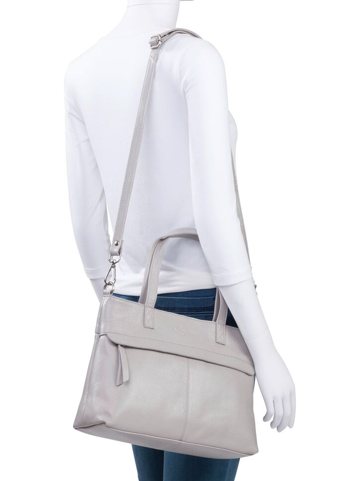 Laurina, Tasche, Damen, ein abnehmbarer, verstellbarer Umh&auml;ngeriemen KIESEL