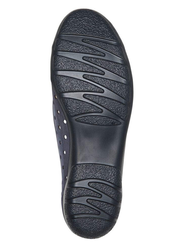 ELENA EDEN, sommerliche Damen-Ballerinas, Weite G, mit herausnehmbarem Fu&szlig;bett MARINE