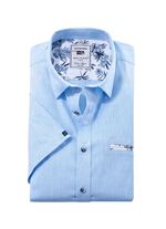 Hemd von "Milano Italy" in 2 Farben BLEU MELIERT