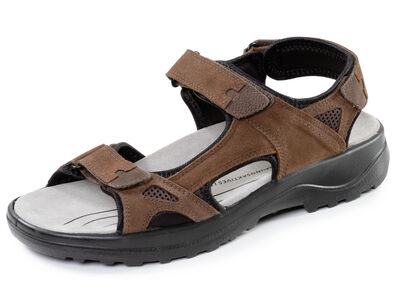 Sportliche Herren-Trekkingsandalen, Weite H, mit Klettverschluss 
