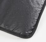 Aufrollbares Schurwoll-Sitzkissen 