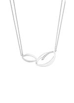 Moderne Halskette mit Zirkonia 