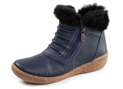 ELENA EDEN, gef&uuml;tterte Damen-Boots, Winterschuhe, Weite G, mit herausnehmbarem Fu&szlig;bett 