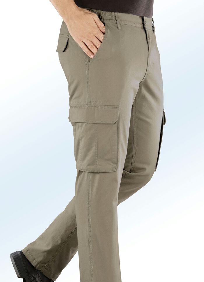 Thermohose mit Cargotaschen in 4 Farben 