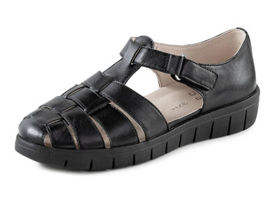 ELENA EDEN, sommerliche Damen-Slipper, Weite H, mit herausnehmbarem Fußbett 