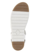 ELENA EDEN Sandale mit praktischen Elastik-Bandagen WEISS