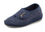 Komfortable Herren-Hausschuhe, mit anatomisch geformtem Fu&szlig;bett MARINE