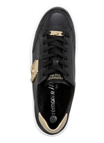 Remonte Sneaker mit Metallic-Besätzen SCHWARZ-GOLD
