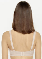 Susa Zweierpack BH mit Spitzeneinsätzen 1X AUBERGINE, 1X PUDER