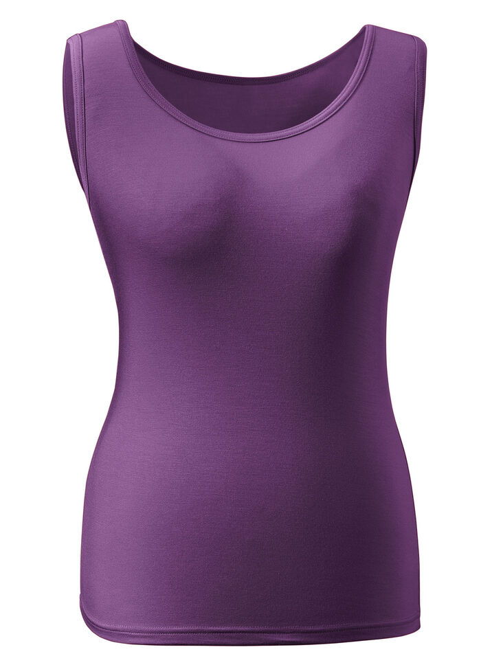 Dreierpack Hemden mit hohem Rückteil 1X VIOLETT, 1X WEISS; 1X SCHWARZ