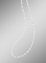 Schlichte Halskette in Weißgold 