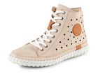 Gemini, sommerliche Damen-Boots, Weite G, mit herausnehmbarem Fu&szlig;bett BEIGE