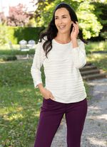 Shirt mit Cloqu&egrave;-Effekt 