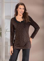 Shirt mit raffiniertem Halsausschnitt 