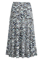 Rock mit farbbrillantem Druck 