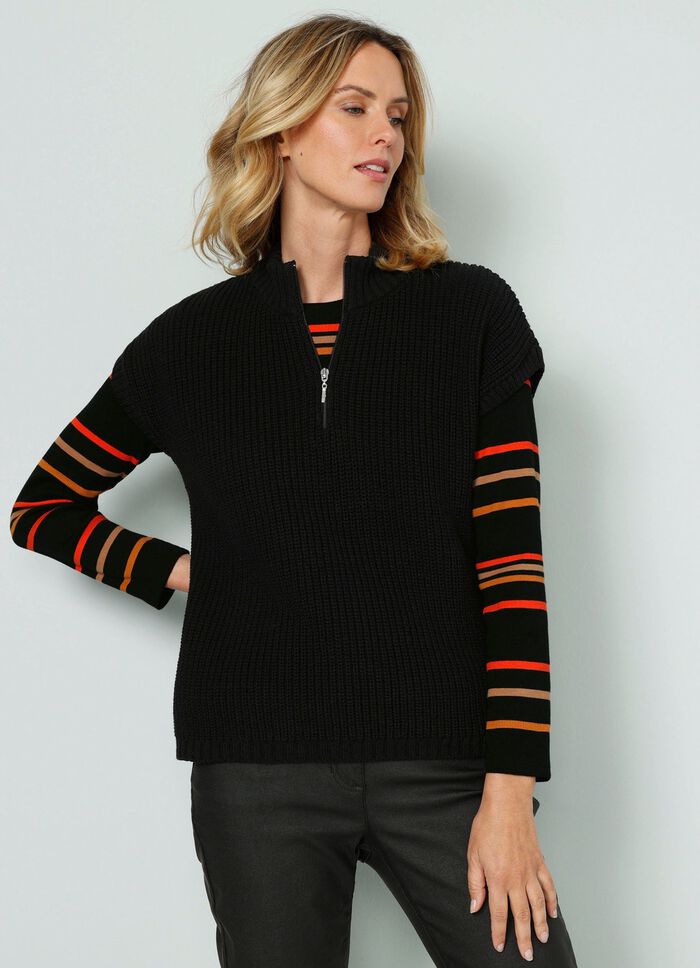 Pullunder in Perlfang 