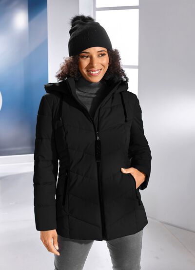Jacke mit Rei&szlig;verschlussleiste 
