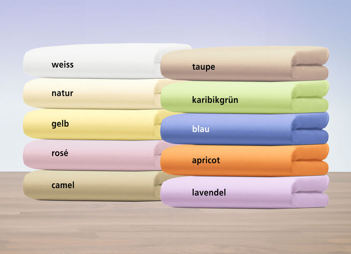 Bellana Vital-Jersey-Spannbetttuch mit Lyocell (TENCEL™) APRICOT