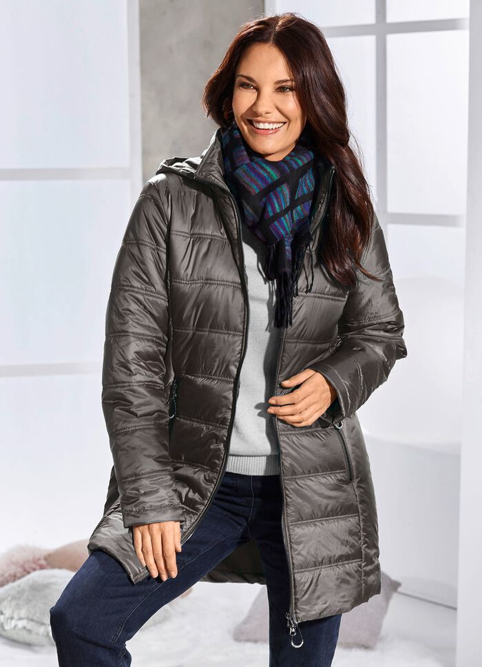 Jacke mit 2-Wege-Rei&szlig;verschluss 