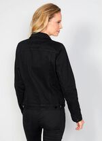 Jeansjacke mit Umlegekragen 