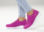 Rieker, leichte Damen-Sneaker, Weite G, mit MemoSoft-Textileinlage PINK