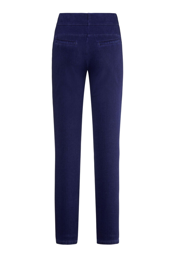 Jersey-Hose in Denim-Optik DUNKELBLAU