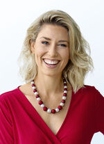 Rot-weiße Kugelkette