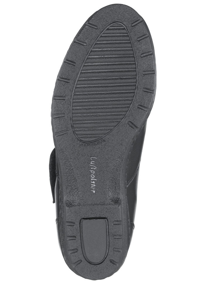 ELENA EDEN Stiefelette aus Rind-Anilinleder SCHWARZ