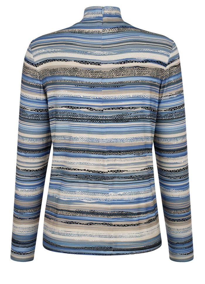 Shirt mit kurzem Rei&szlig;verschluss 