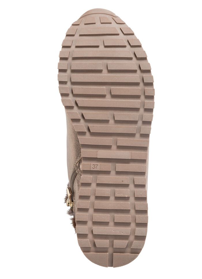 ELENA EDEN, gef&uuml;tterte Damen-Boots, Winterschuhe, Weite G, mit herausnehmbarem Fu&szlig;bett GOLDBRONZE