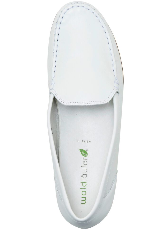 Waldl&auml;ufer Mokassin-Slipper aus edlem Rind-Nappaleder 