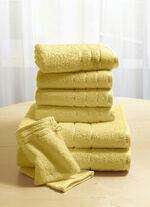 Weiche Walkfrottier-Handtücher aus dichtem Schlingenflor BEIGE