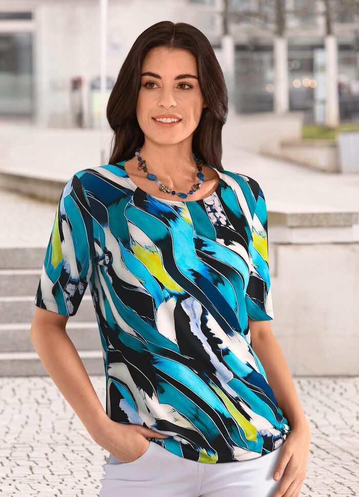 Shirt mit rundem Halsausschnitt 