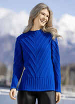 Pullover in Strukturmix 