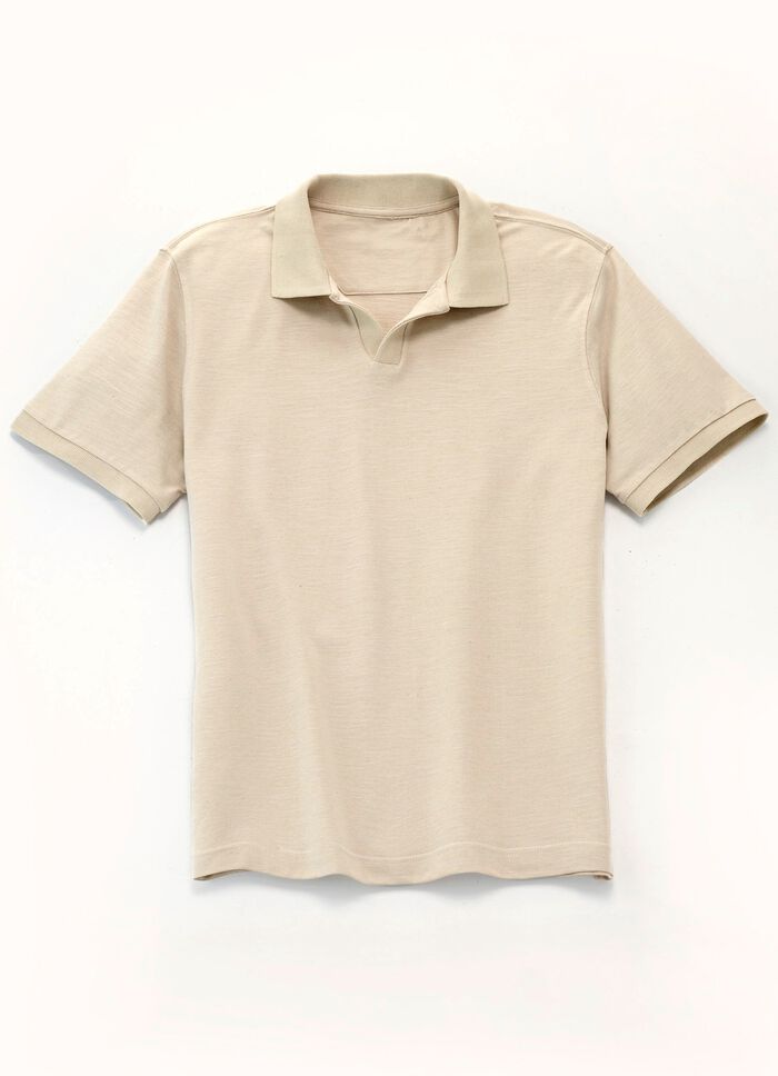 Poloshirt in 3 Farben BEIGE
