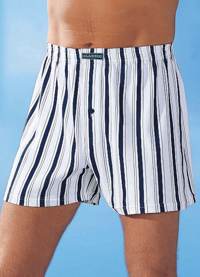 Viererpack Boxershorts, bunt gestreift 