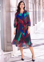 Kleid mit Bindeg&uuml;rtel 