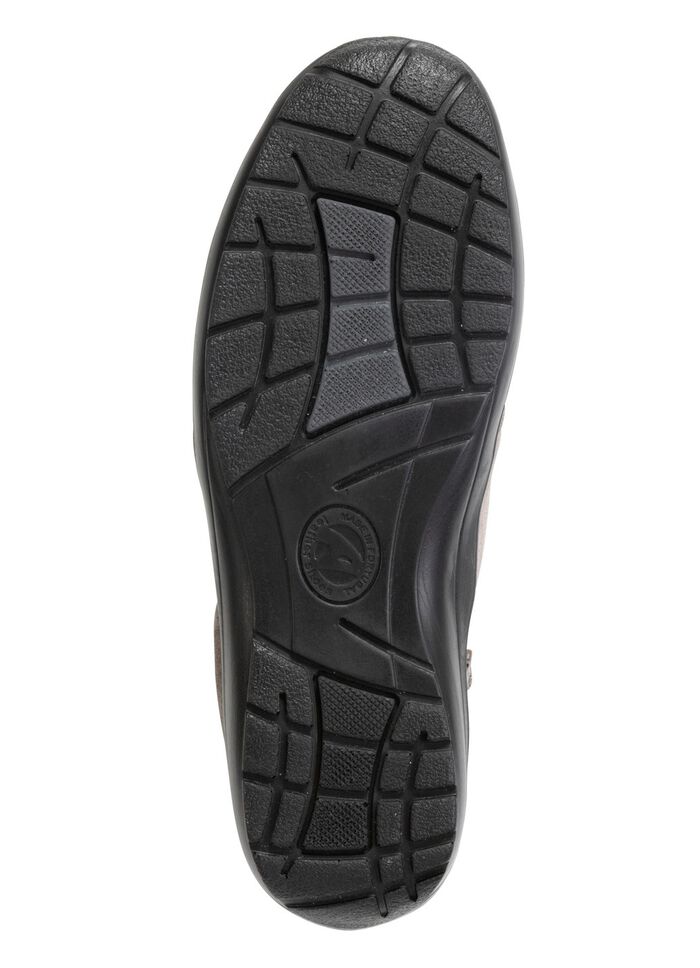 ELENA EDEN, bequeme Damen-Boots, Weite H, mit herausnehmbarem Fußbett GRAU