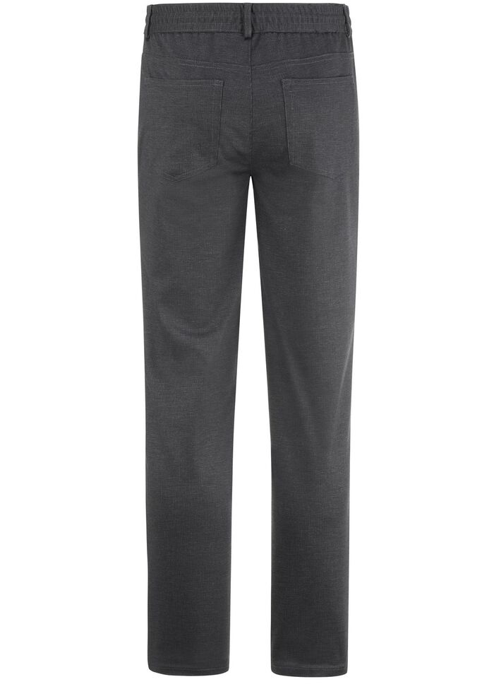 Superstretch-Hose mit Gummibund in 3 Farben ANTHRAZIT MELIERT