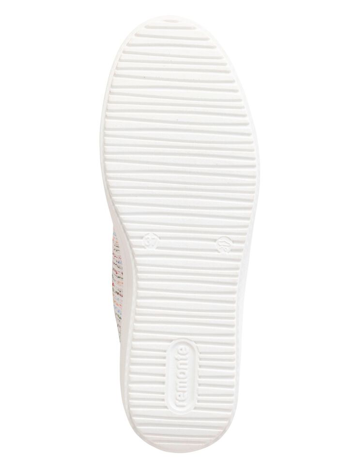 Remonte Sneaker aus effektvoll strukturiertem Textilmaterial WEISS-MULTICOLOR