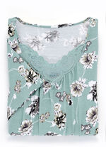 Zweierpack Nachthemden, wadenlang und mit Stickereispitze  